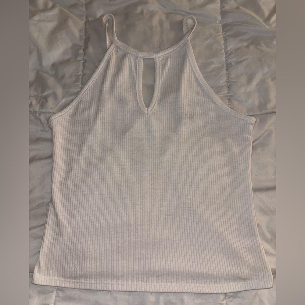 Woman’s White Tank Top